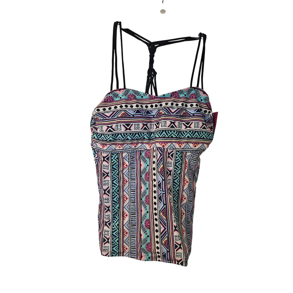 Women's Size XL Kohls Tribal bathing suit top Brand is So